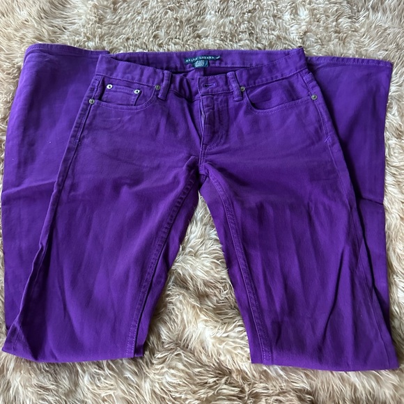 Ralph Lauren Purple Flared Jeans - Picture 6 of 6